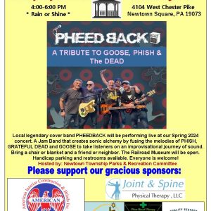 Pheedback At Newtown Square Concert In The Park