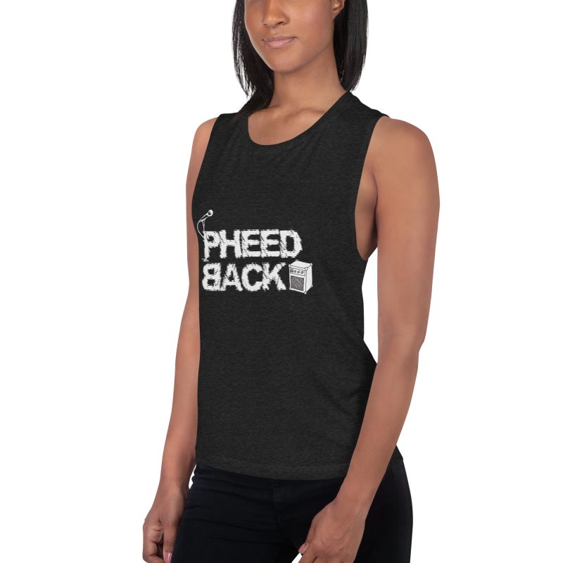 Pheedback Light Logo Ladies’ Muscle Tank