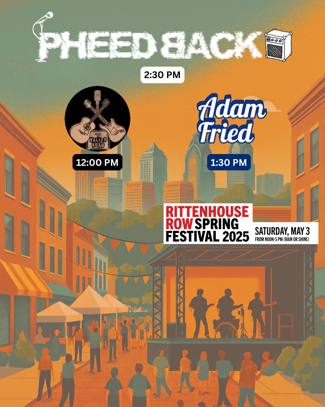 Pheedback at Rittenhouse Row Festival 2025