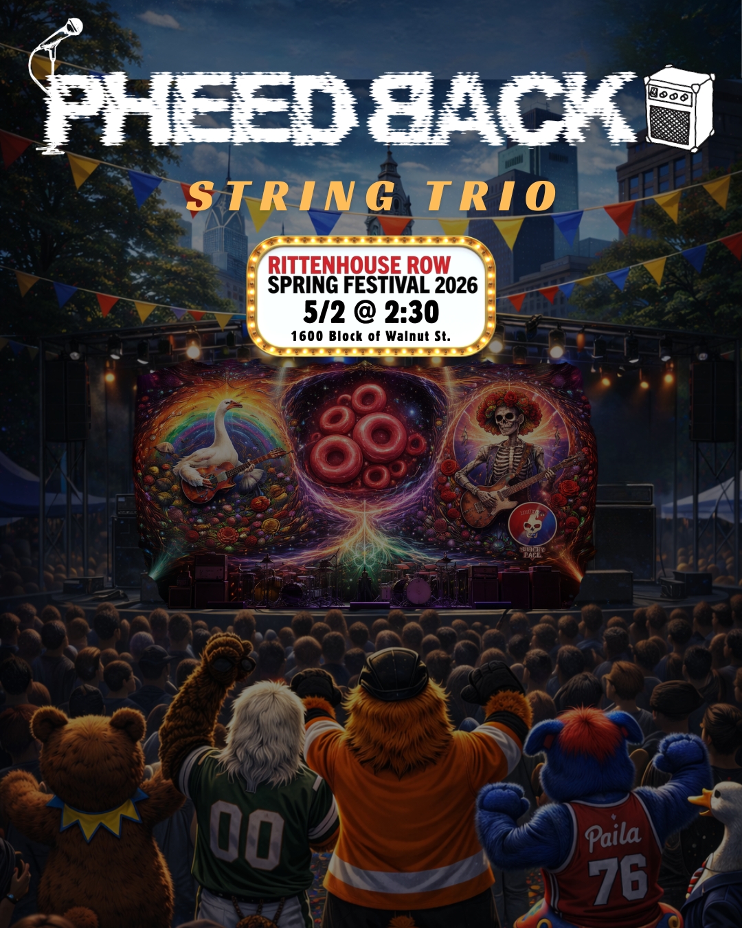 Pheedback String Trio at Rittenhouse Row Festival 050226